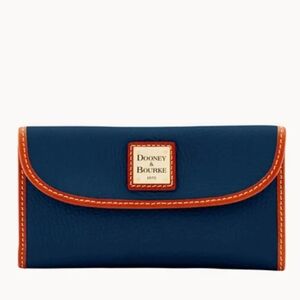 Dooney & Bourke-Continental Clutch Wallet (Midnight-Blue💙)